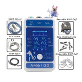 Am6100 veterinary monitor accessories can process animal vital signs